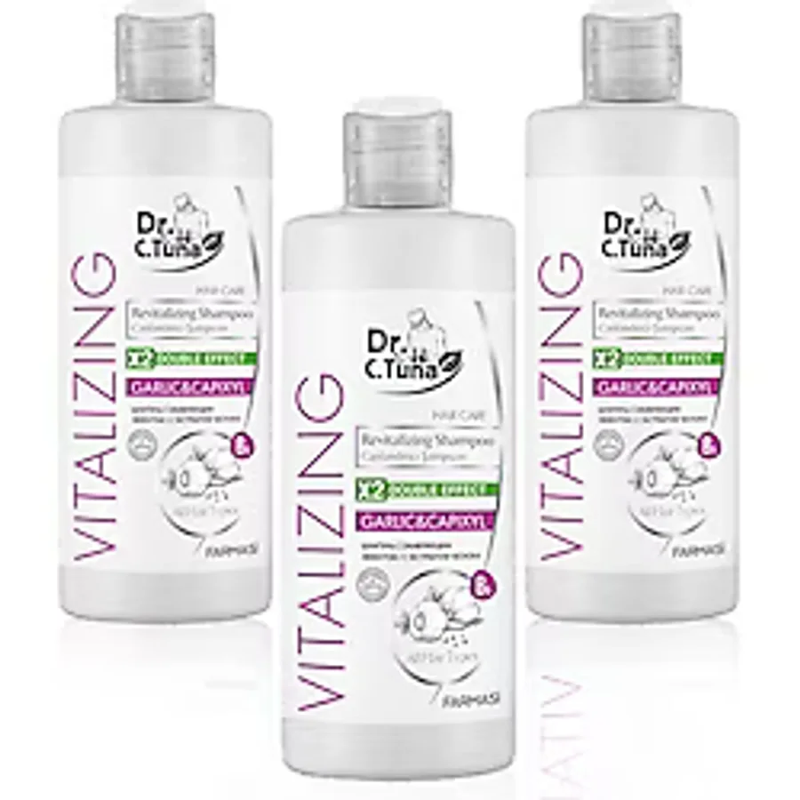 Farmasi Dr.C.Tuna Vitalizing Sarımsaklı 225 ml 3 Adet Canlandırıcı Şampuan