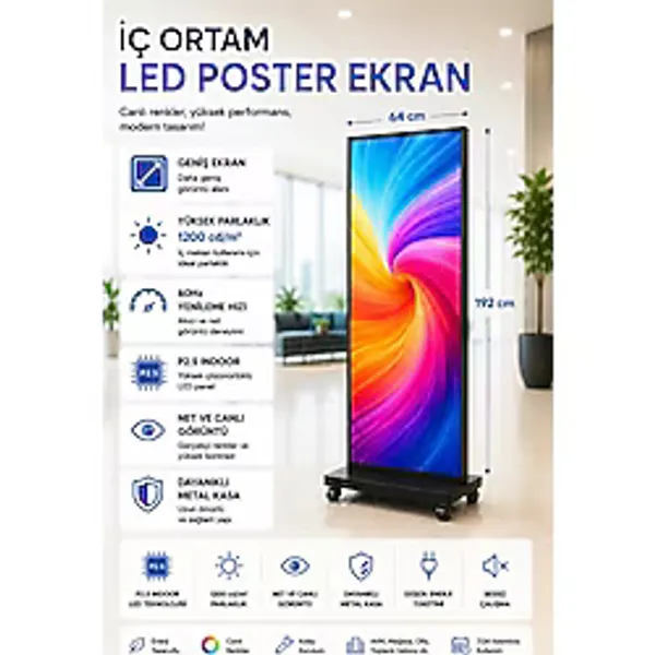 Farmatek LED Poster Ekran Indoor