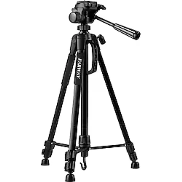 Farway Profesyonel Alüminyum Tripod 360° Ayarlanılabilir Panoramik Başlık Su Terazili Telefon Tutucu 175cm
