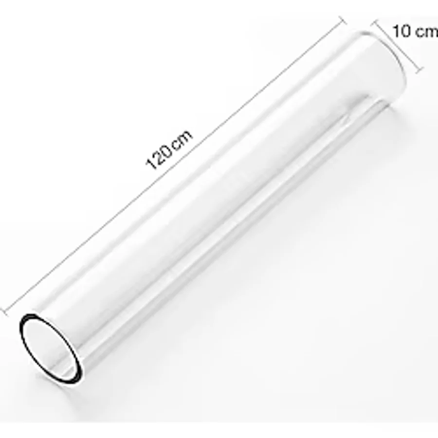 FASMART Füze Pelet Soba Camı Çap:10 cm , Boy:120 cm , 3 mm kalınlık