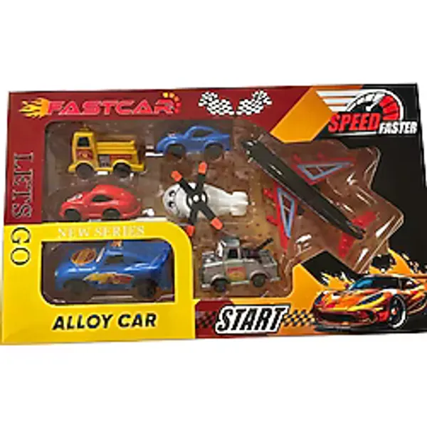Fast Car Arabalar Uçak Ve Helikopter Plastik Oyuncak Seti