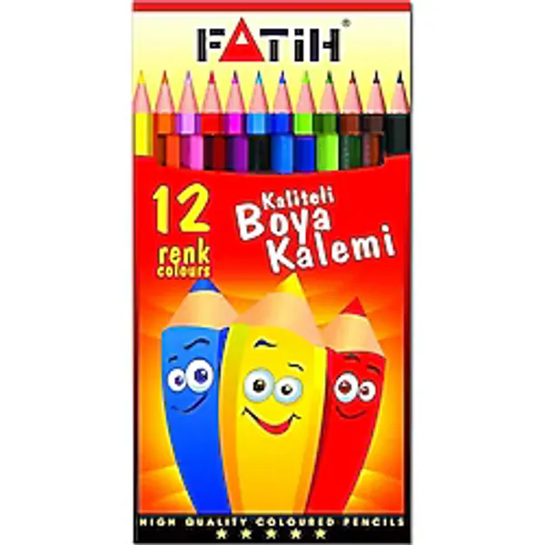 Fatih Tam Boy 12'li Kuru Boya Seti