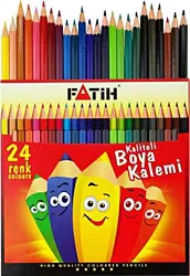 Fatih Tam Boy 24'lü Kuru Boya Seti