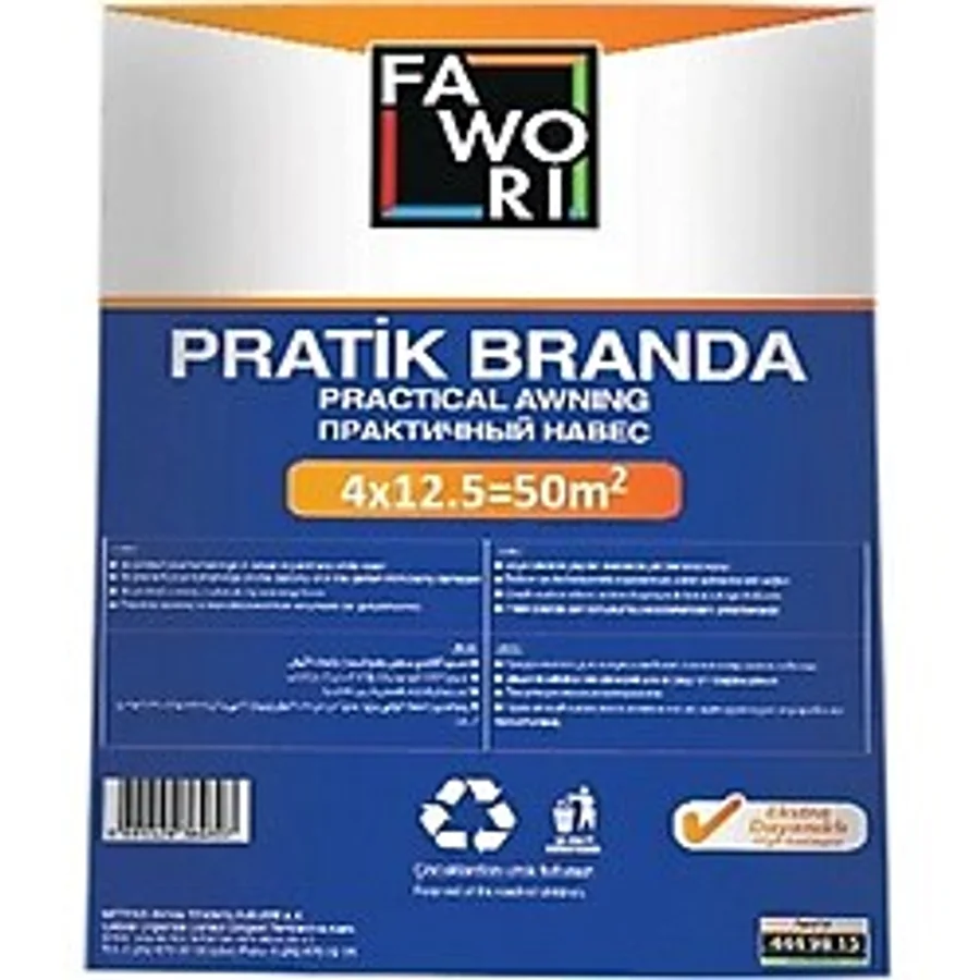 Fawori Pratik Branda Ekstra Dayanıklı 4x12.5 50 m2