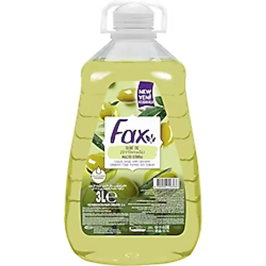 Fax Zeytinyağlı Sıvı Sabun 3 lt