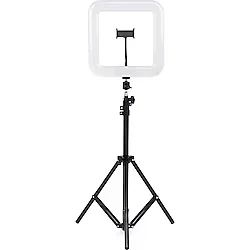 Fc D35 10'' Kare Ring Light - Tiktok - Youtube - Kuaför - Makyaj - (Işık Ayağı Hediyeli)