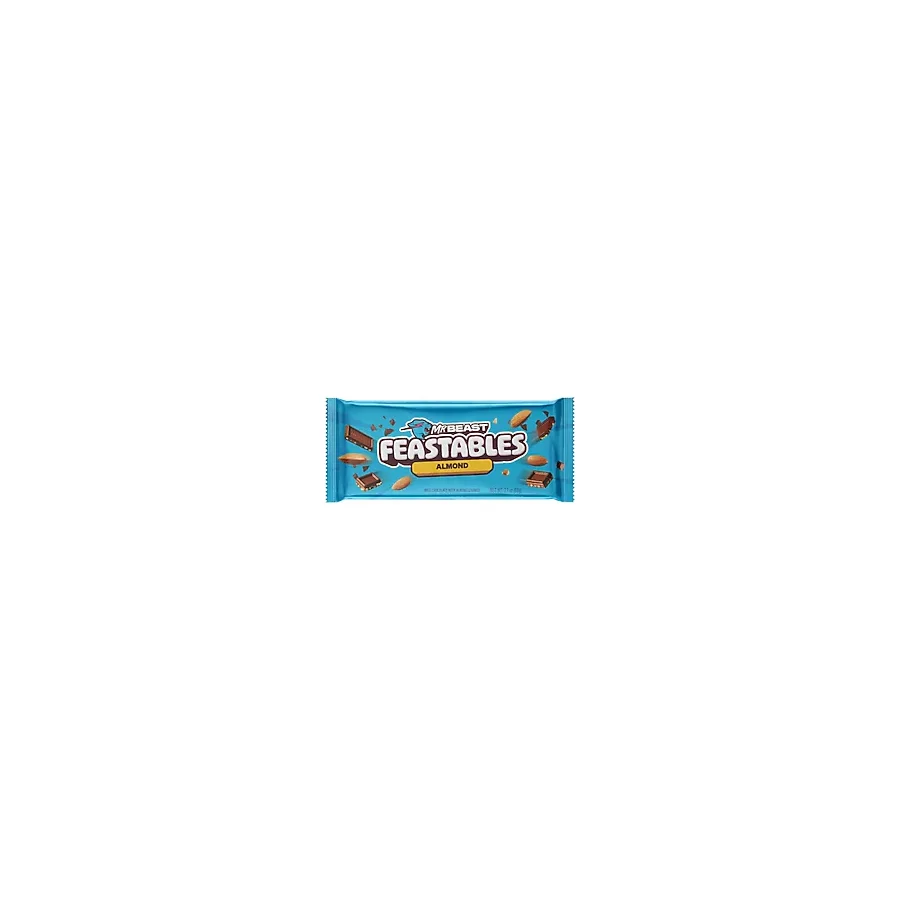 Feastables Almond Bütün Badem Parçacıklı Sütlü Çikolata 60 gr