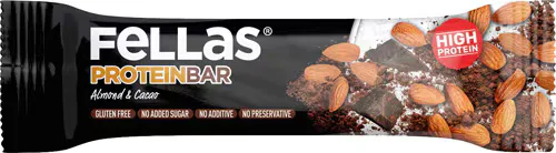 Fellas Badem ve Kakaolu 45 gr Yüksek Protein Bar