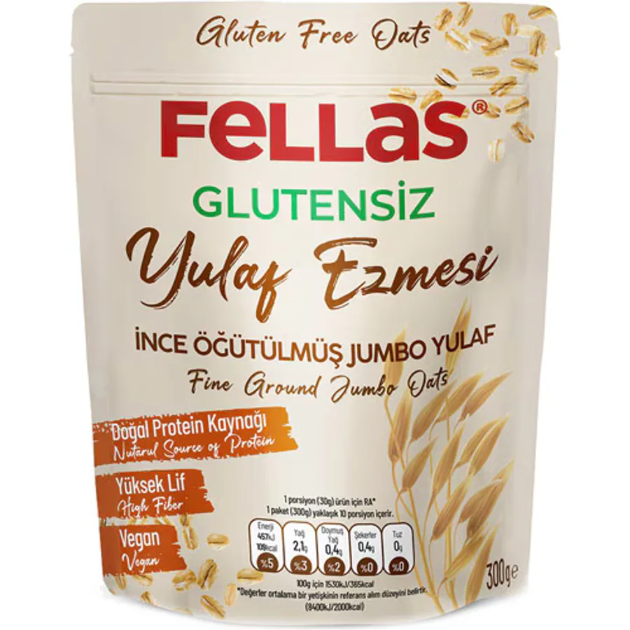 Fellas Glutensiz Yulaf Ezmesi 300 gr