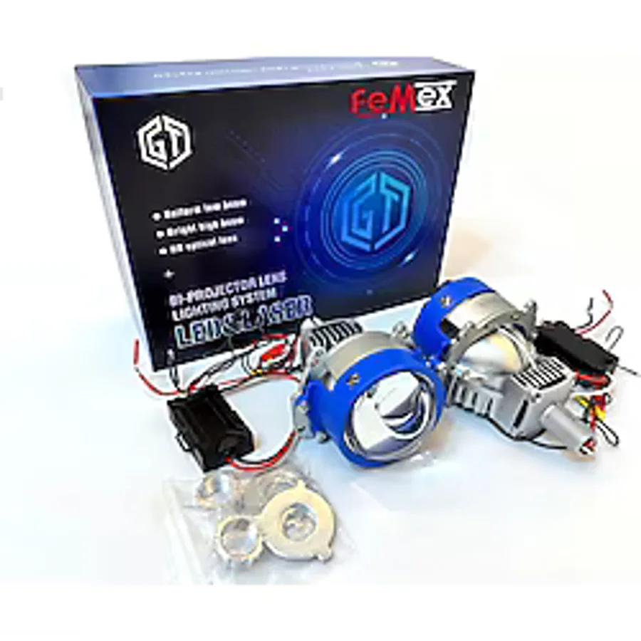 Femex P70 Bi-led Projektör Far İçi Led Mercek 3,0 Inc High Power Kısa Uzun Birlikte