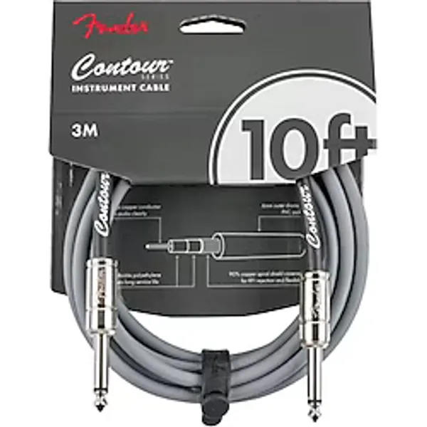 Fender Contour Serisi 3m Inca Silver Enstrüman Kablosu