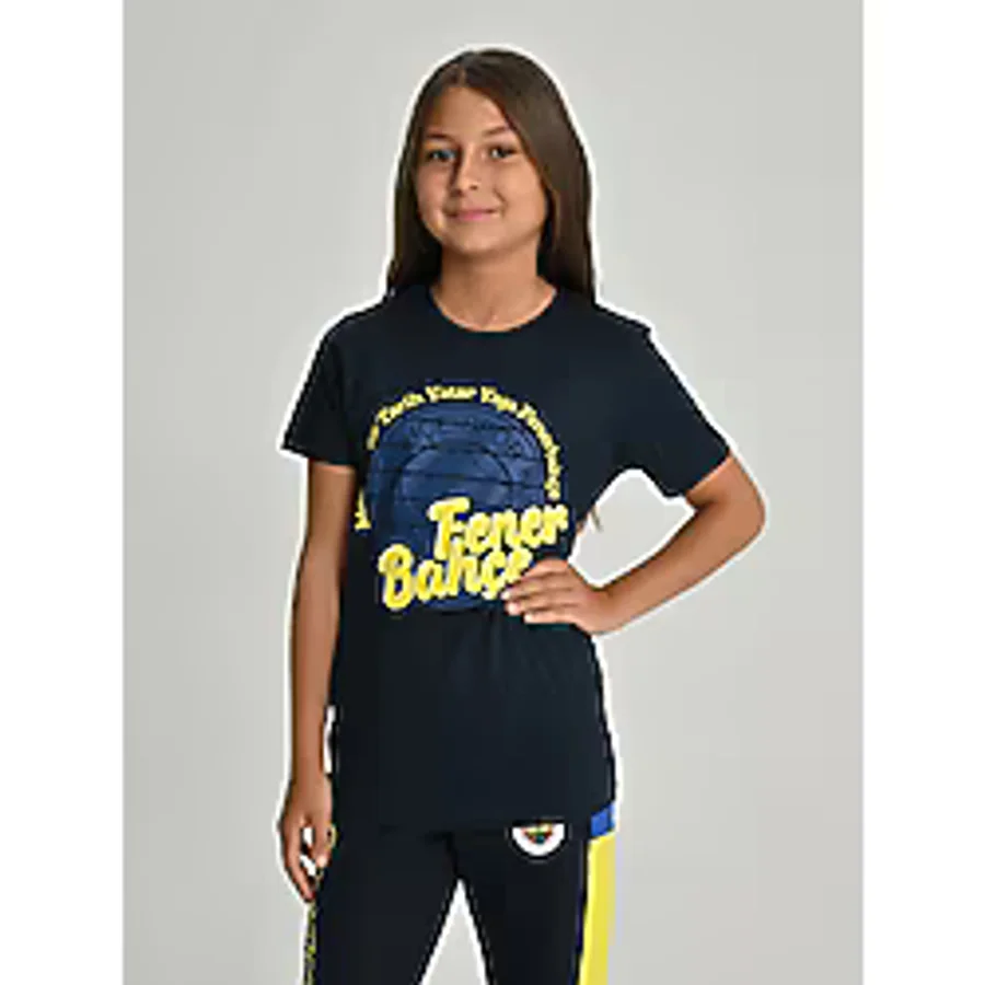 Fenerbahçe Çocuk Tribün Mazinde Bir Tarih Yatar T-Shirt 4 Yaş, 4 Yaş, TK010CGK03, FB LACİ YENİ, Unisex Çocuk