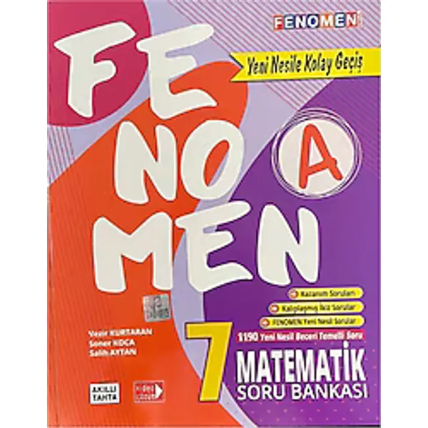 Fenomen Okul Yayınları 7. Sınıf Matematik A Soru Bankası
