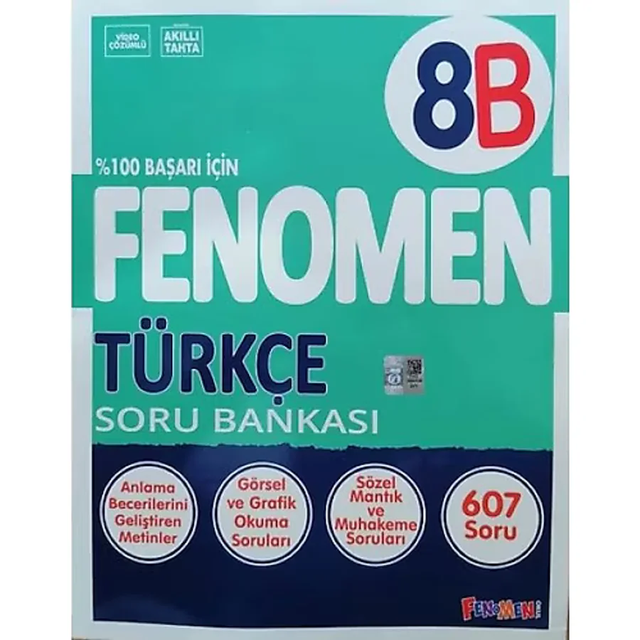 Fenomen Okul Yayınları 8. Sınıf LGS Türkçe B Soru Bankası