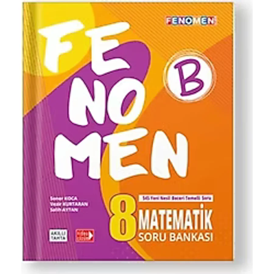 Fenomen Okul Yayınları 8. Sınıf Matematik B Soru Bankası