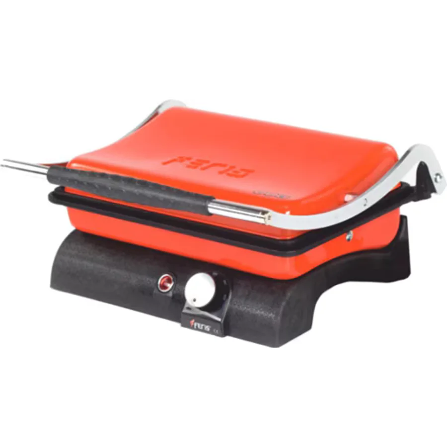 Feris FT3011 12 Dilim Kırmızı 1800 W Döküm Sanayi Tipi Tost Makinesi