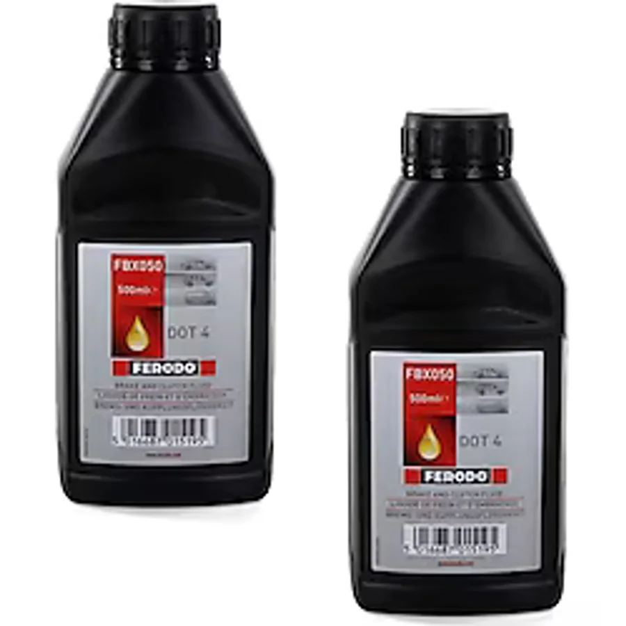 Ferodo Fren Hidrolik Yağı Dot 4 1 Litre 500 Ml x 2