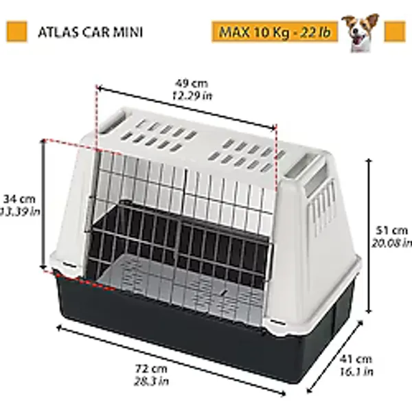 Ferplast Atlas Car Köpek Taşıma Çantası - 80