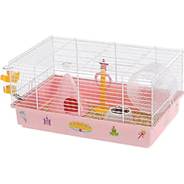 Ferplast Cricetti 9 Princess Temalı Kemirgen Kafesi 46 x 29.5 x 22.5 Cm