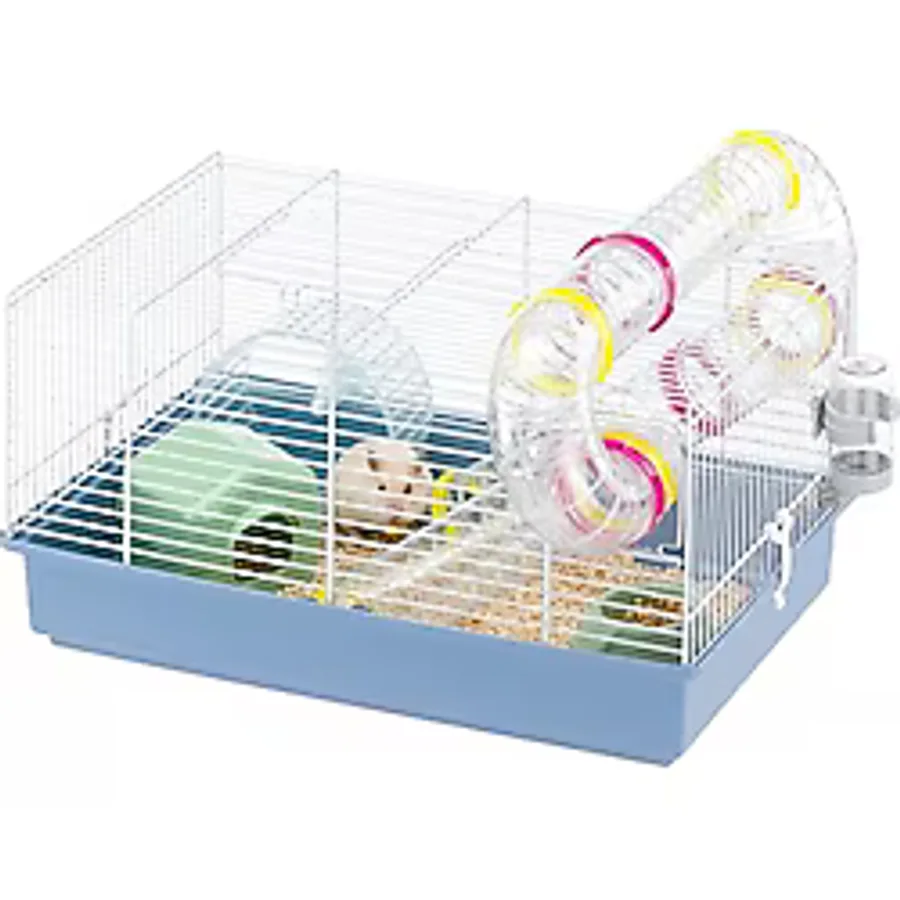 Ferplast Hamster kafesi, Paula kemirgen kafesi, küçük hayvan kafesi, hamster aksesuarı dahil, 46 x 30 x Y 25 cm.