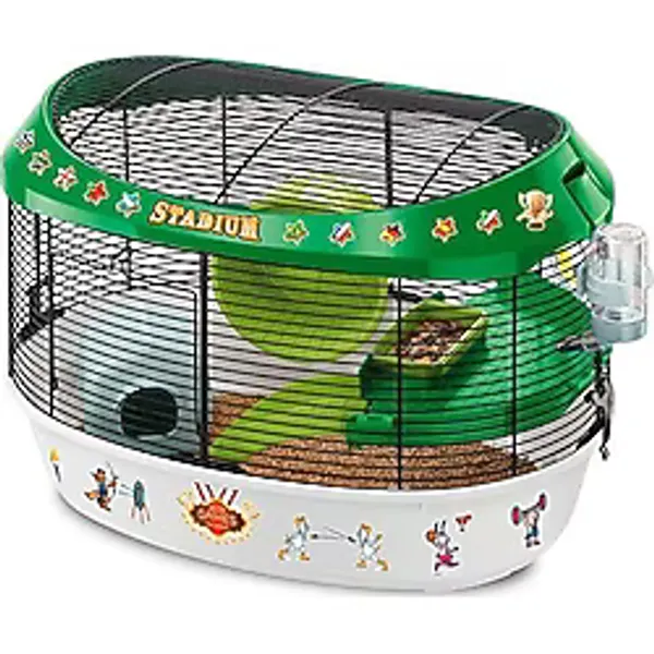 Ferplast Stadium Hamster Kafesi Siyah 49X34x33cm