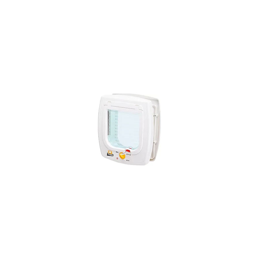 Ferplast Swing 5 4 Yollu Manyetik Kedi Ve Köpek Kapısı 25,2 x 22,5 cm (Beyaz)