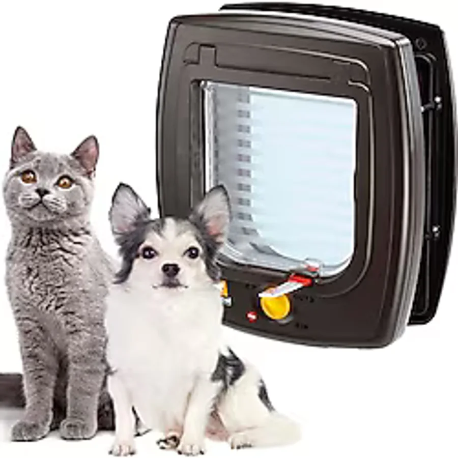 Ferplast Swıng 5 Kedi-Köpek Kapısı,Kahve,13,5X13,7, Standard, Kahverengi