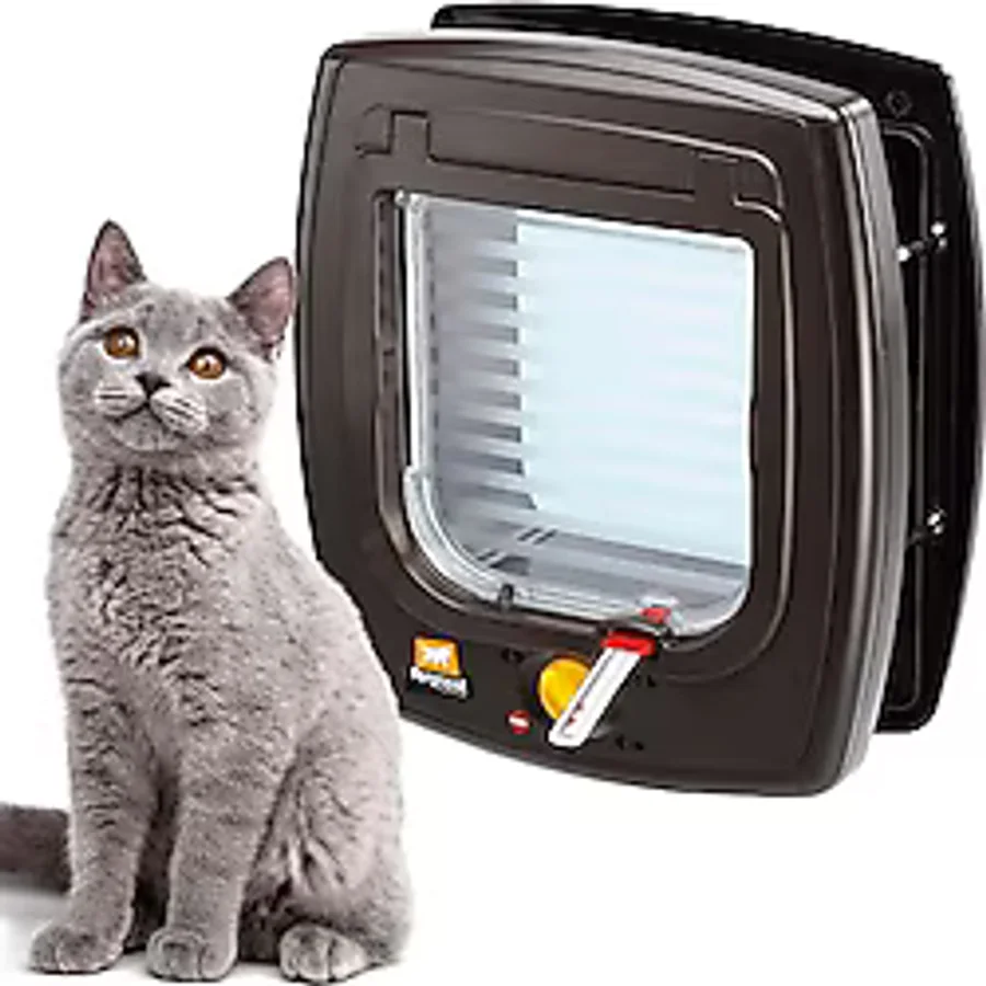 Ferplast Swıng 7 Kedi-Köpek Kapı,Khv,13,5X13,7 Mnyt, Magnetic, Kahverengi