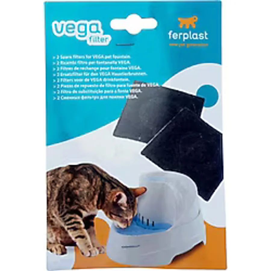 Ferplast Vega Şelale Otomatik 2'li Su Kabı Yedek Filtresi
