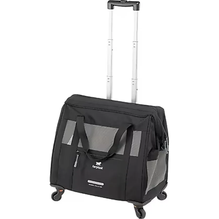 Ferplast Voyager 450 Kedi Ve Köpek Tekerlekli Taşıma Çantası Siyah 46x26x48 Cm siyah