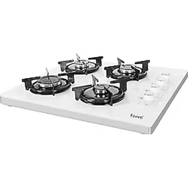 Ferre 2240 CE Beyaz Cam Set Üstü Ocak
