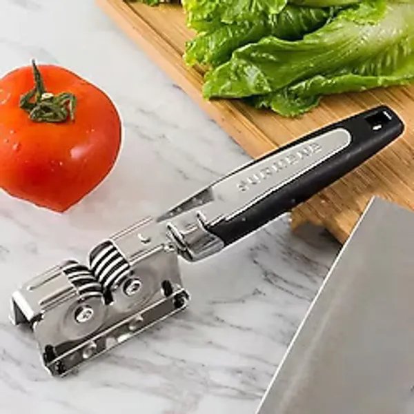 FETHİYE TOPTAN Çelik Bıçak Bileme Aleti,Metal Bıçak Bileyici,Çekmeli Kolay Kullanım Pratik Bıçak Bileme Aleti
