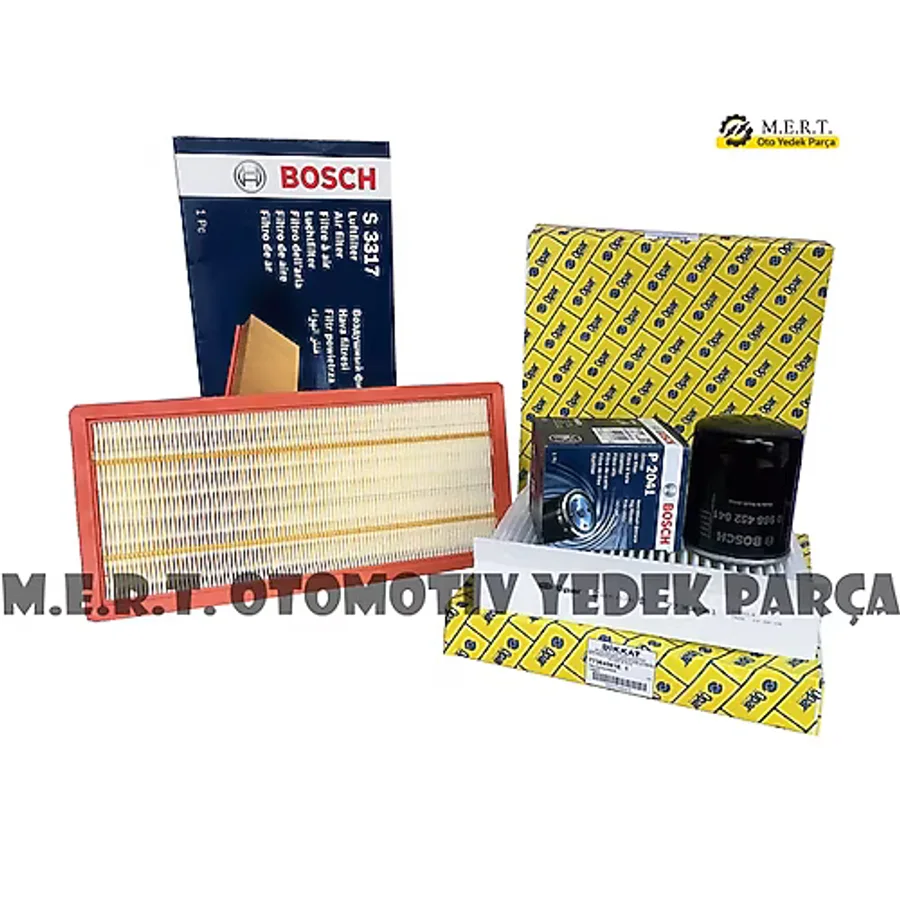 Fiat Egea 1.4 Benzinli Filtre Bakım Seti (Hava-Yağ-Polen) (486788183)