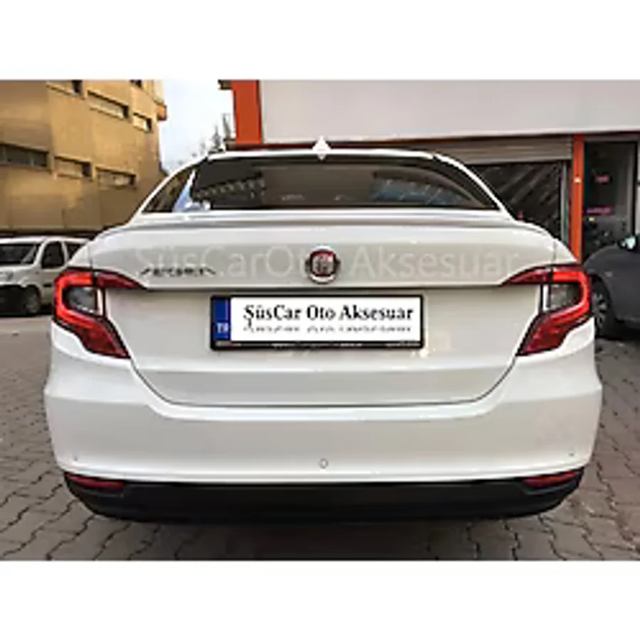 Fiat Egea Bagaj Üstü Slim Spoiler Parlak Beyaz 00 Şüscaroto Aksesuar