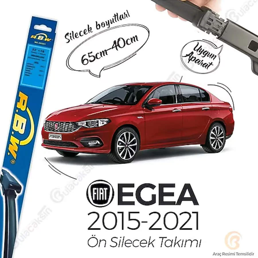 Fiat Egea Muz Silecek Takımı (2015-2021) RBW