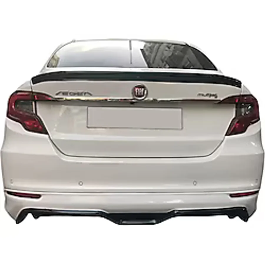 Fiat Egea Spoiler Parlak Siyah Plastik Spoyler