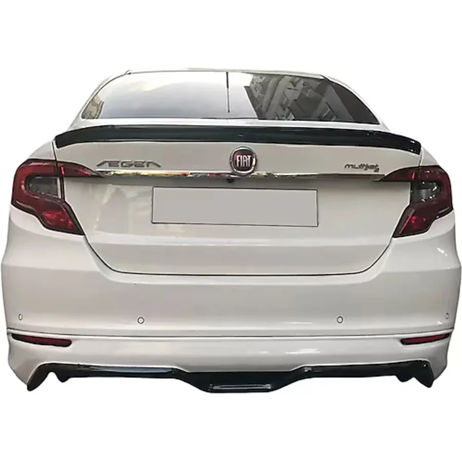 Fiat Egea Spoiler Parlak Siyah Plastik Spoyler