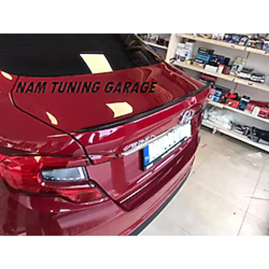 Fiat Egea Spoiler Spoyler Bagaj Üstü Çıta, Parlak Siyah Sedan