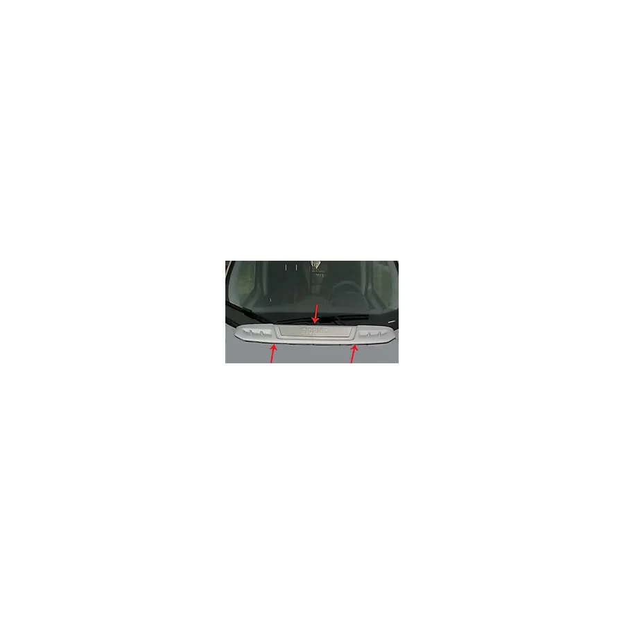 Fiat Fiorino Uyumlu Kaput Spoiler Fiber 2008 Ve Sonrası
