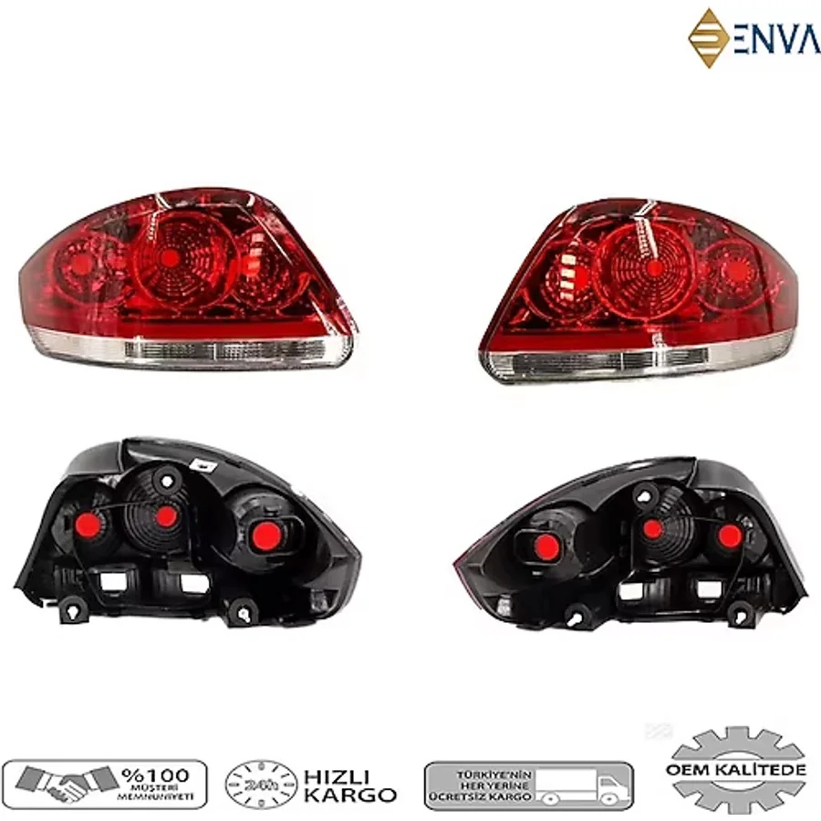 FİAT LİNEA SAĞ + SOL ARKA FAR STOP LAMBASI TAKIMI 2007-2017