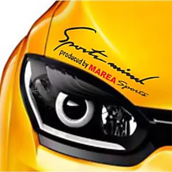Fiat Marea Mind Far Üstü Oto Sticker Kaput