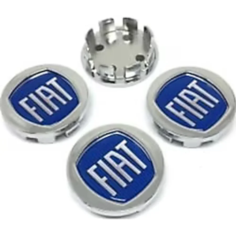Fiat Tip Geçme Jant Göbeği Kromaj 4 Lü 49-42Mm