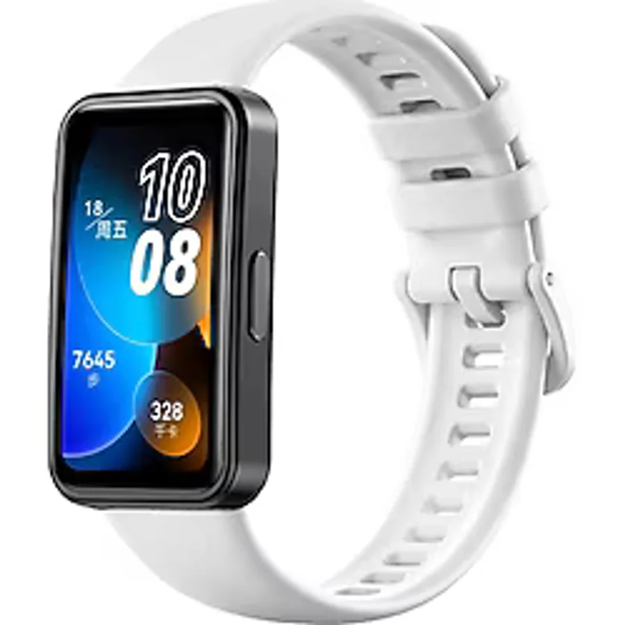 Fibaks Huawei Band 8 - 9 - 10 Uyumlu Renkli Tokalı Silikon Akıllı Saat Kordon Kayış Bileklik