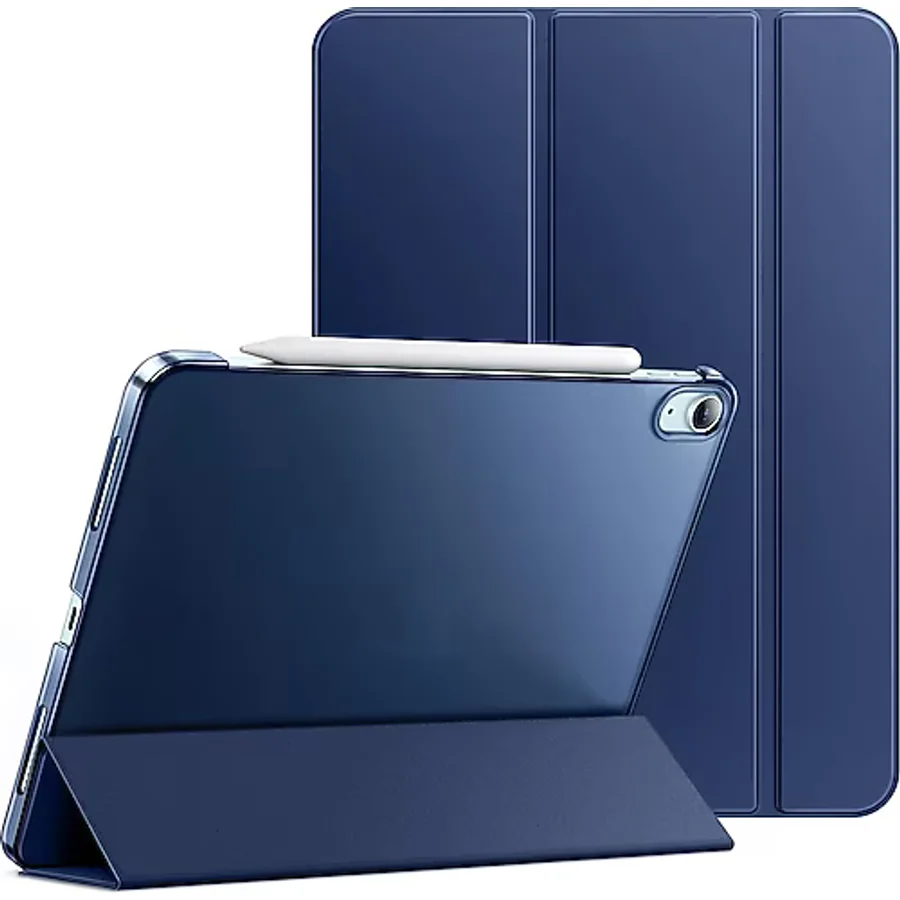 Fibaks iPad Air 11 M2 M3 M4 Çip Air 4. /5. /6. Nesil Güçlü Manyetik Smart Kapak Devrilmez Standlı Lacivert
