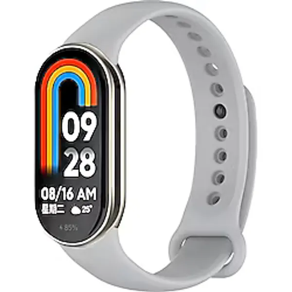 Fibaks Xiaomi Mi Band 8/9/10 Kordon Akıllı Bileklik Kordonu Klasik Renkli Silikon Kayış Bileklik