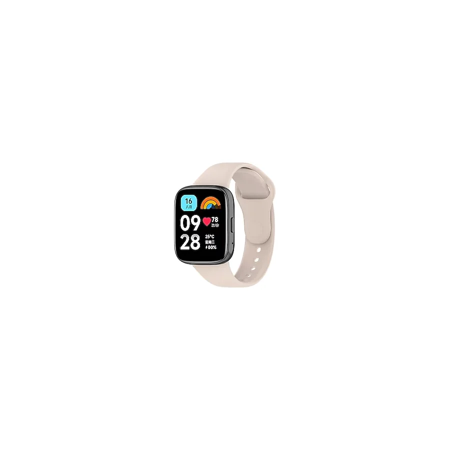 Fibaks Xiaomi Redmi Watch 3 Active Uyumlu Kordon Akıllı Saat Bileklik Kordonu Yumuşak Silikon Kayış
