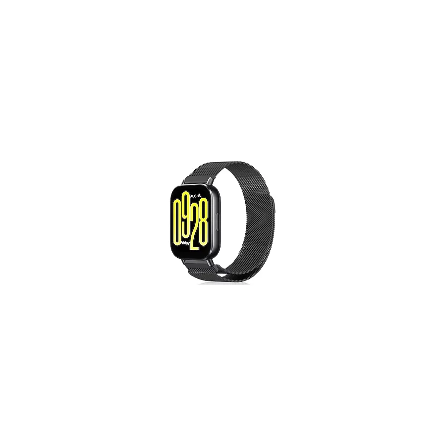 Fibaks Xiaomi Redmi Watch 5 Active / Watch 5 Lite Uyumlu Metal Hasır Örgü Mıknatıslı Akıllı Saat Kordonu