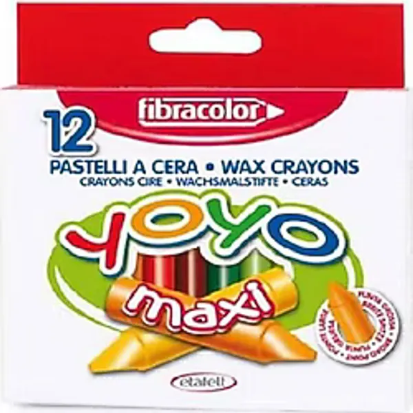 Fibracolor Yoyo Maxi 12'li Pastel Boya