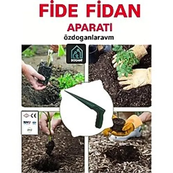 Fide Dikme Aparatı Aleti Fide Dikici Ve Sökücü Aparat 1 Adet