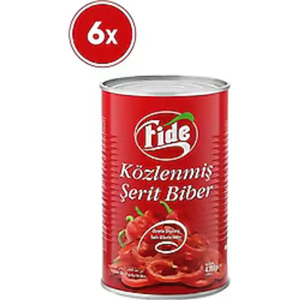 Fide Közlenmiş Şerit Biber 6 X 4200 G